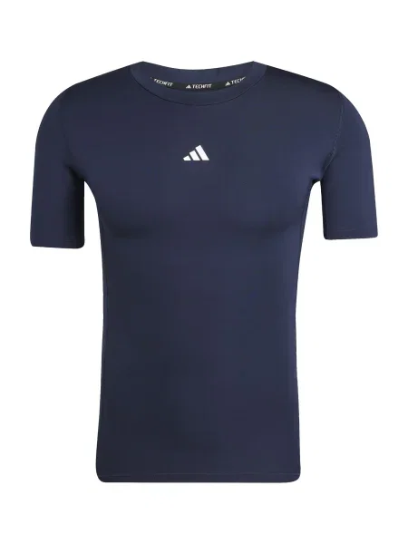 ADIDAS PERFORMANCE Tricou funcțional bleumarin alb