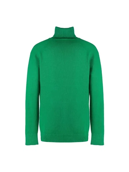 Sweter z golfem Malo zielony