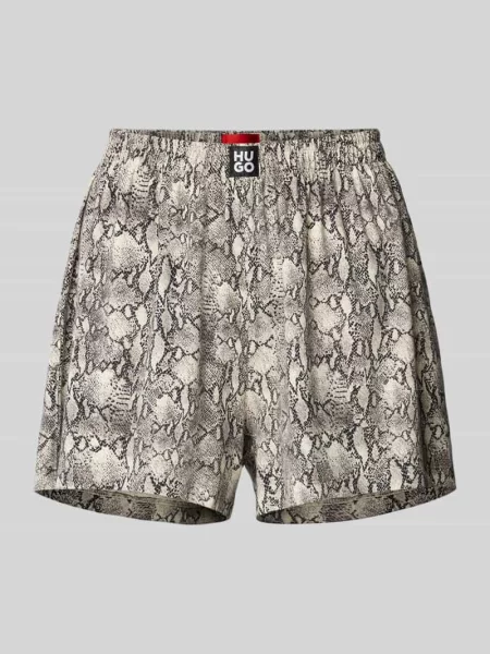 HUGO Szorty piżamowe Nika_Shorts Kolorowy beżowe