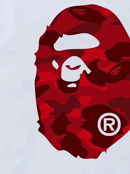 Tricou A Bathing Ape® alb