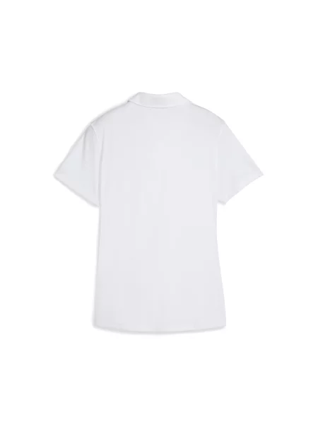 PUMA koszulka polo z krÃ³tkim rÄ™kawem Pure OdzieÅ¼ BiaÅ‚y S biała