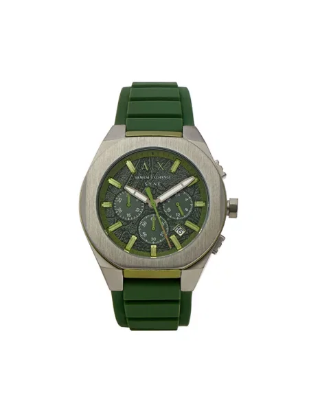Armani Exchange zegarek sportowy Sync zielony