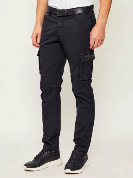 Aeronautica Militare Szövet nadrág Sötétkék Regular Fit kék