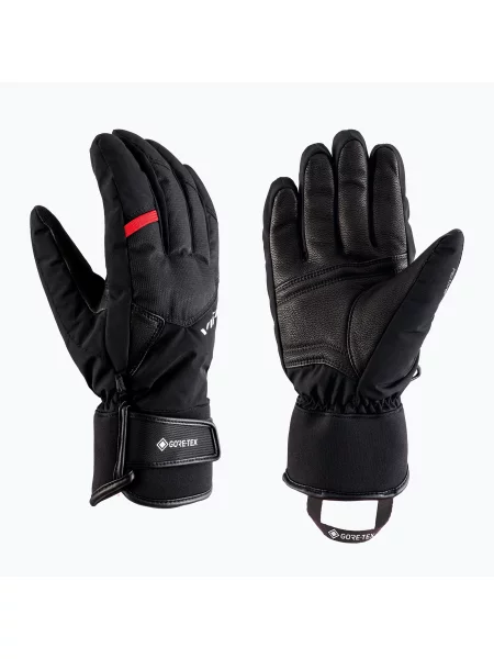 Mănuși de schi pentru bărbați Viking Branson GTX black/red negru