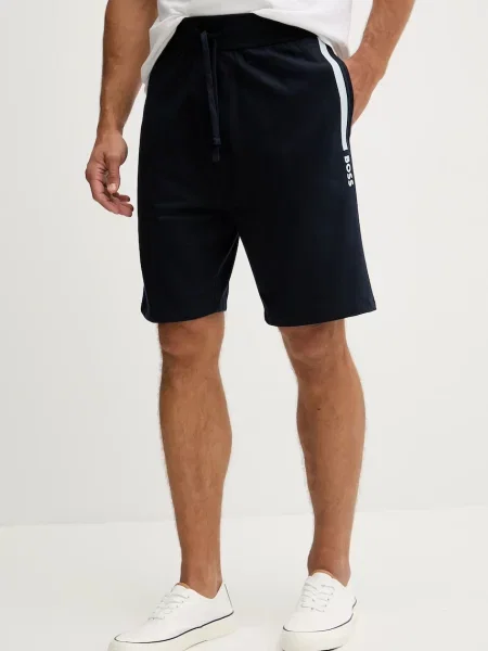 BOSS pantaloni scurți din lounge bleumarin negru