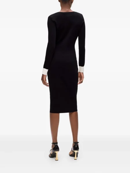 Rochie Karl Lagerfeld tricotate de costum negru