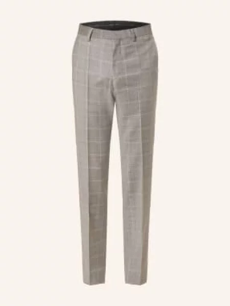 Roy Robson Oblekové Kalhoty Slim Fit dark brown hnědé