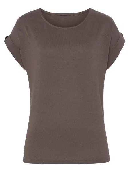 LASCANA Tricou taupe gri