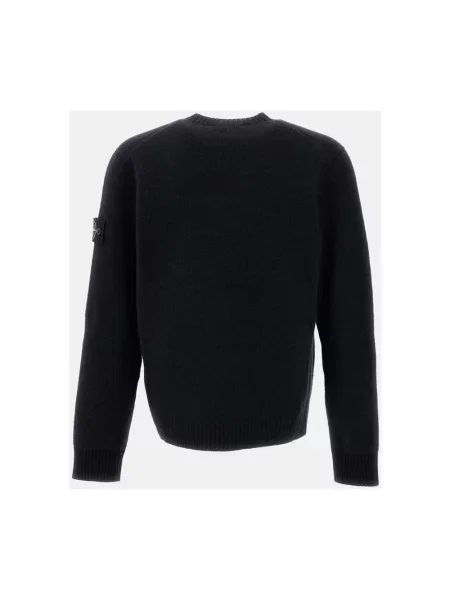 Sweter Stone Island z kamieniami czarny