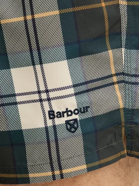 Клетчатые короткие шорты Barbour