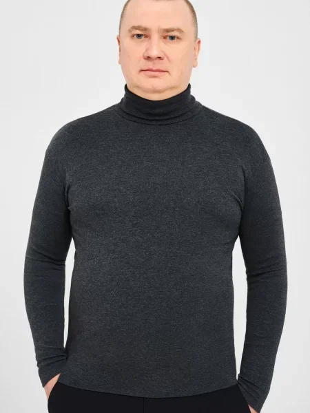 Водолазка KAZKOVA графіт бавовна/еластан