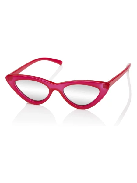 Okulary przeciwsłoneczne Le Specs czerwone