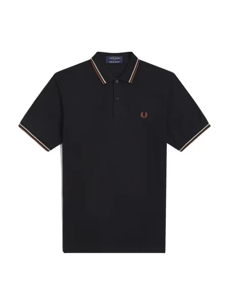 Koszulka polo Fred Perry czarna
