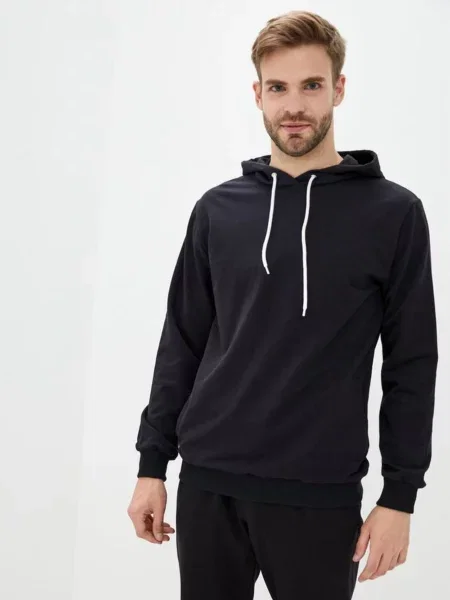 Худі HiBrand бавовна/поліестер чорний