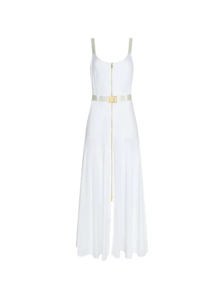Cu centură rochie L'agence alb