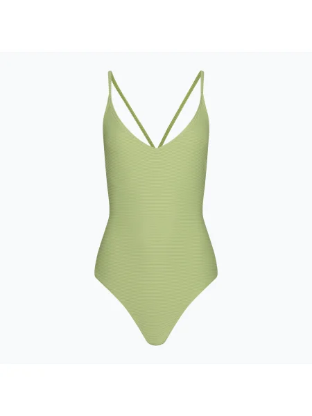 Olcsóbban. Női egyrészes fürdőruha Billabong Tanlines Sage palm green. Méret: L zöld