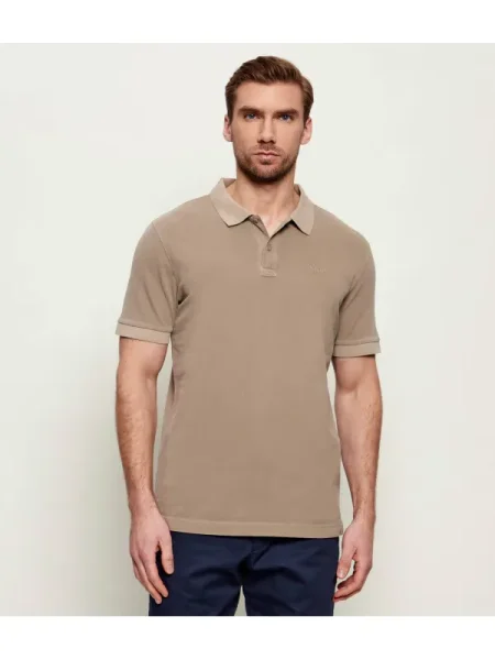Tricou polo Joop! Jeans bej