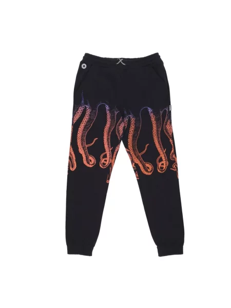 Spodnie dresowe Octopus polarowe gradientowe czarne