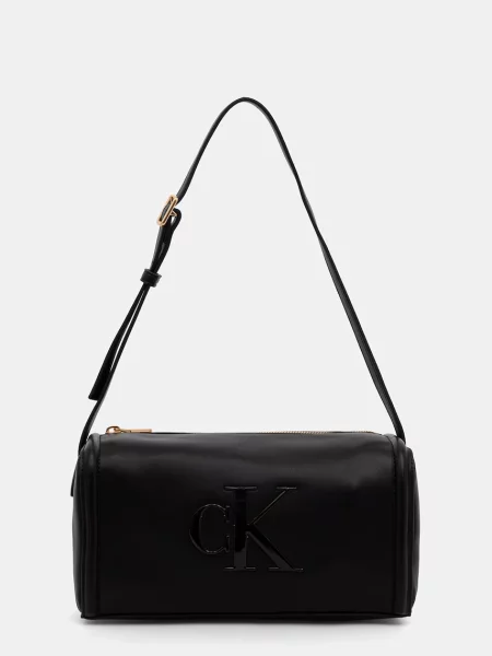 Calvin Klein μικρή τσάντα γυναικεία από απομίμηση δέρματος μαύρο