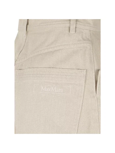 Spodnie palazzo Max Mara beżowe
