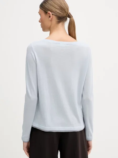 United Colors of Benetton sweter wełniany niebieski