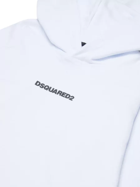 Bluza z kapturem dziecięca Dsquared2 biała