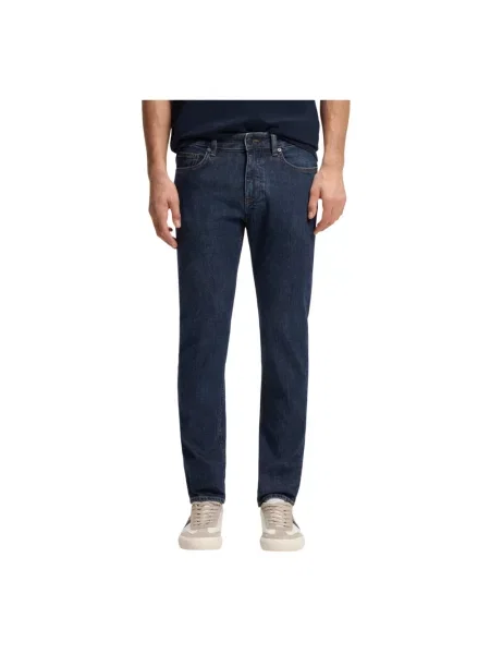 Jeansy o kroju slim fit z Mieszanka bawełny Model DELAWARE BO' Boss Orange niebieskie