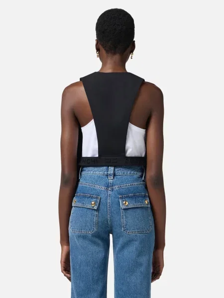 Жилет Elisabetta Franchi чорний