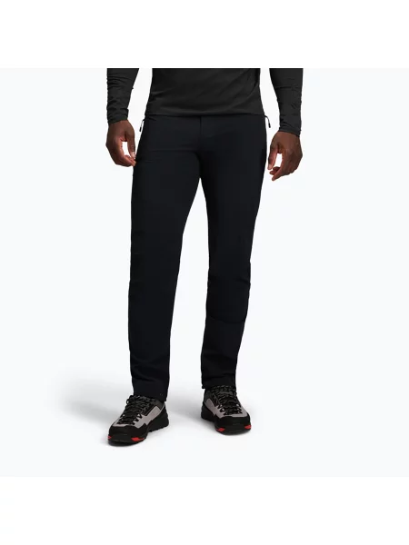 Pantaloni de trekking pentru bărbați Black Diamond Alpine Light black negru