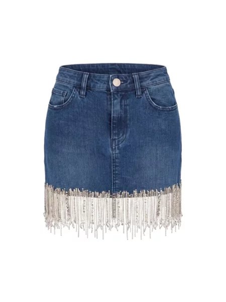 Spódnica mini Trussardi niebieska