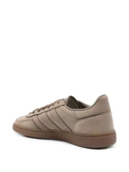 Pantaloni Adidas alergare din piele maro