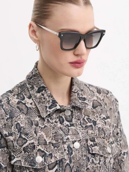 Alexander McQueen ochelari de soare negru