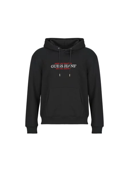Klasičen pulover Guess Jeans črna