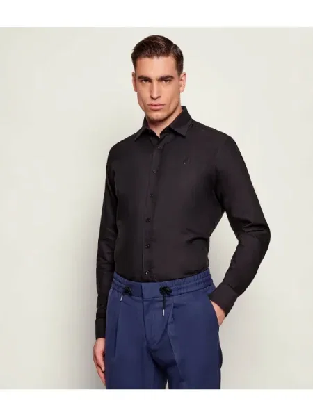 Karl Lagerfeld Cămașă | Modern fit negru