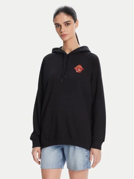 Volcom Світшот Truly Stoked Oversize чорний