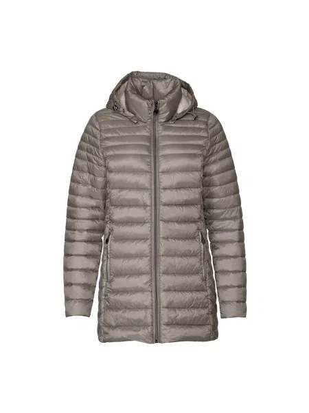 Pikowana kurtka puchowa Danwear beżowa