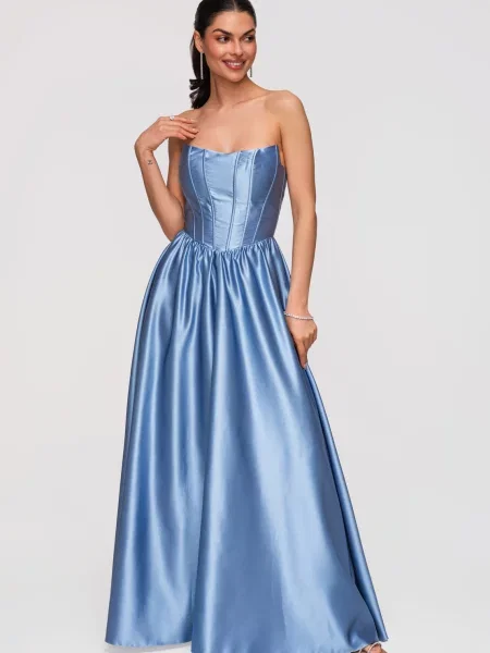 Rochie de seară Edoti albastru