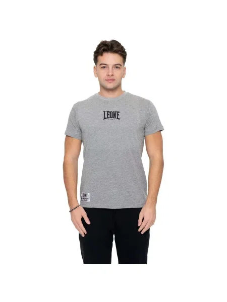 Scurt tricou Leone 1947 cu mâneci scurte gri
