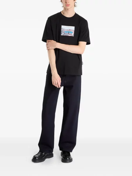 Tricou Wasted cu imagine negru