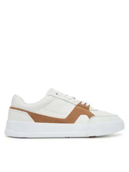 Superge Tommy Hilfiger Th Court Craft Écru