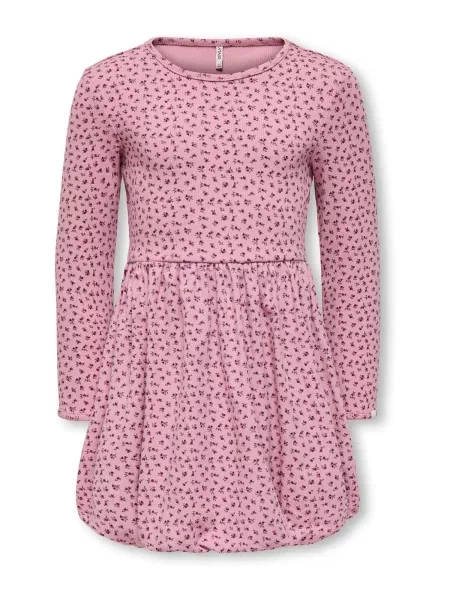 Only Mini Rochie KMGTRINNY oliv / mov vânătă / pal roz