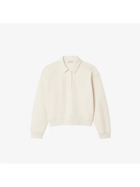 Lacoste Bluza Z Kołnierzykiem Polo beżowa