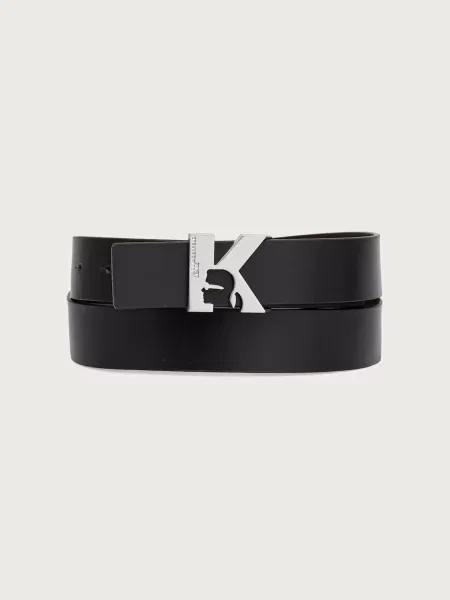 Karl Lagerfeld Jeans двосторонній ремінь шкіряний