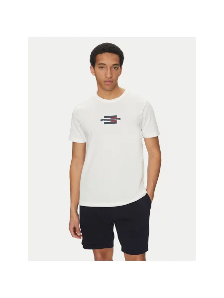 Tommy Hilfiger T-shirt Flag Box bijela