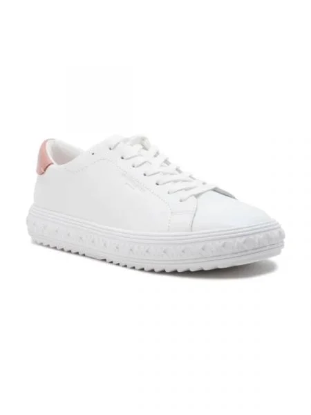 Michael Kors Bőr sneakers tornacipő GROVE LACE UP fehér