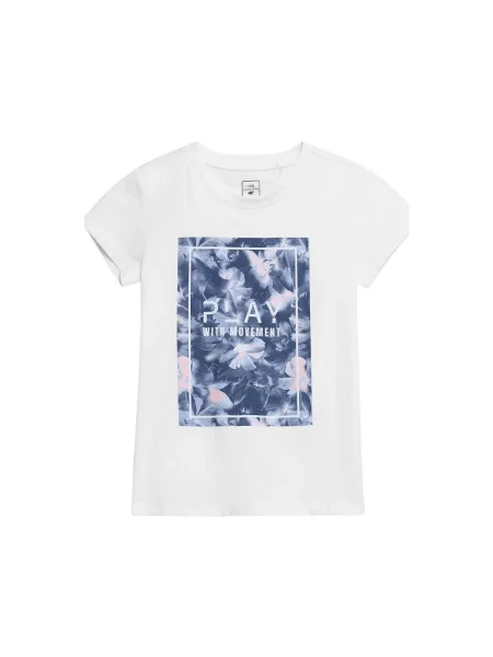 Tricou copii 4f alb