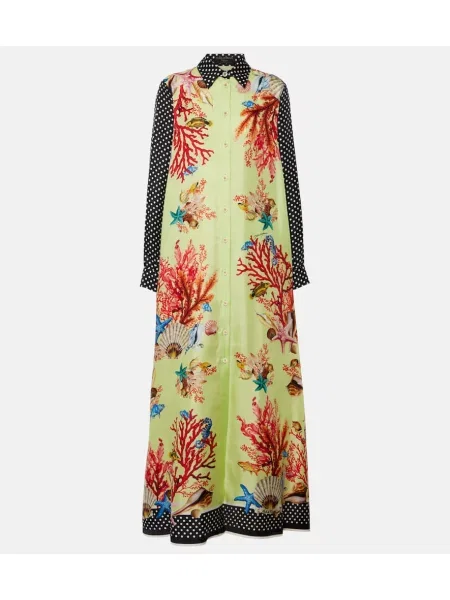 Rochie tip cămașă Dolce&gabbana din satin de costum