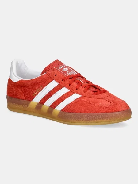 Superge iz semiša adidas Originals Gazelle Indoor oranžna