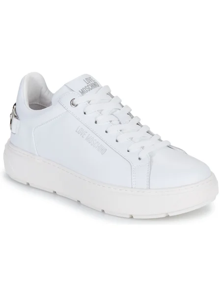 Sneakerși Love Moschino alb
