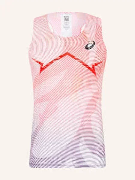 Koszulka sportowa Asics do biegania czerwona